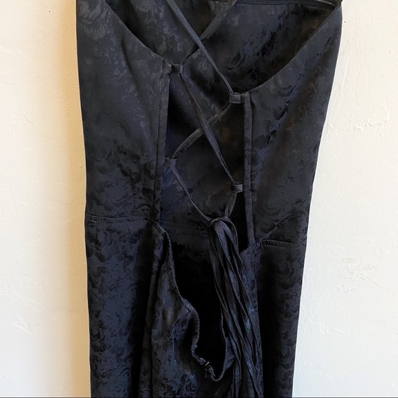 Princess Polly Alloa Black Lace Up Mini Dress - Picture 8 of 12